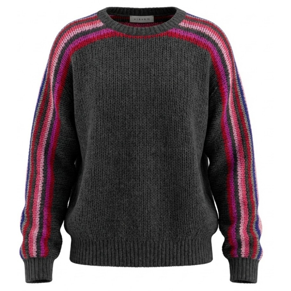 Xirena Apres Striped Alpaca Blend Sweater Size Medium